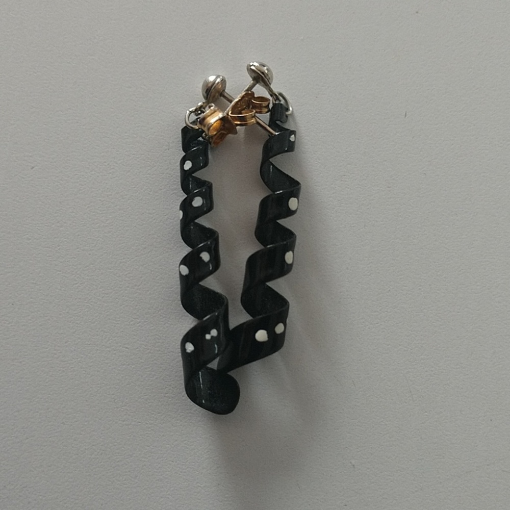 Black earrings